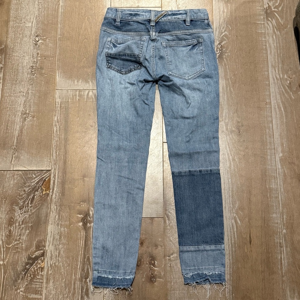 Free People Patchwork Skinny Jeans - Picture 4 of 4